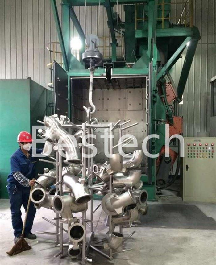 Hanger Hook Shot Blasting Machine For Casting Metal Surface Treatment